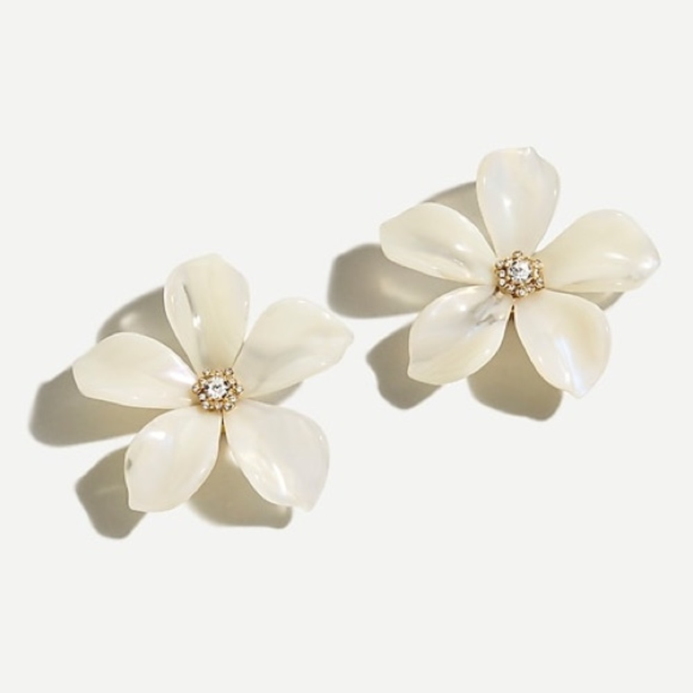 J. Crew flower earring